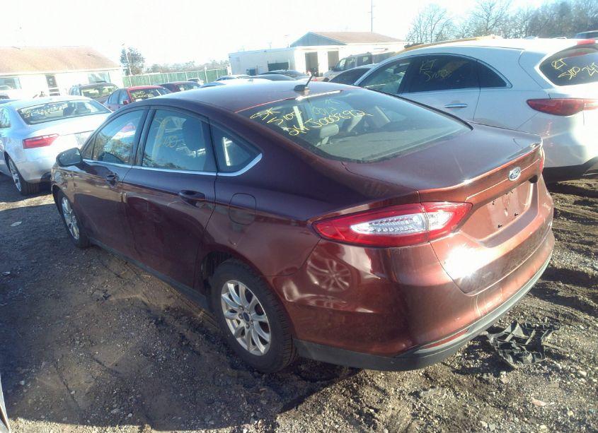 Photo 3 of 2016 Ford Fusion S (VIN 3FA6P0G78GR374056)