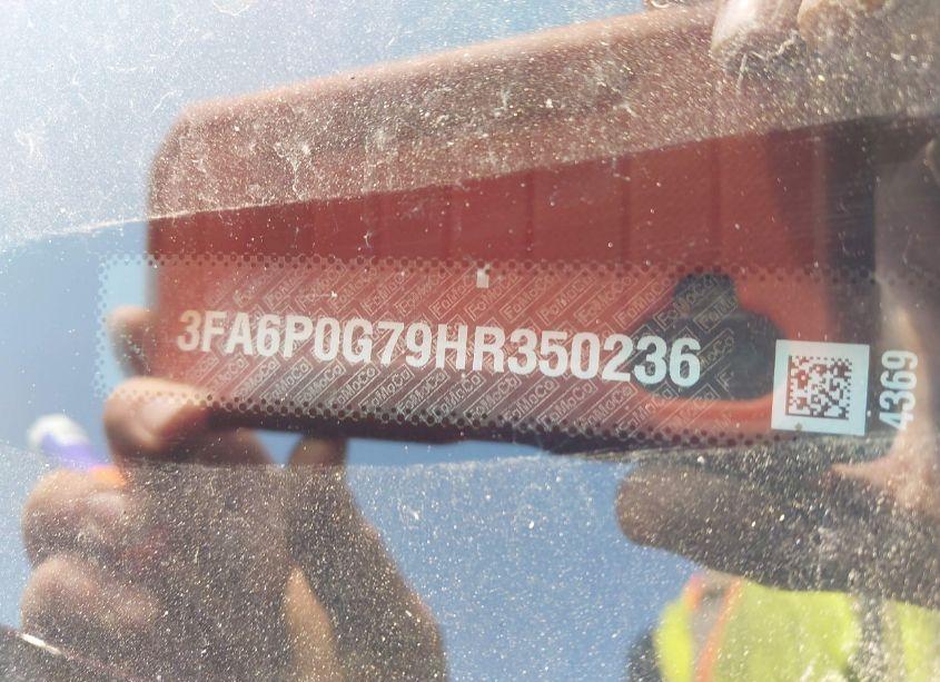 Photo 9 of 2017 Ford Fusion S (VIN 3FA6P0G79HR350236)