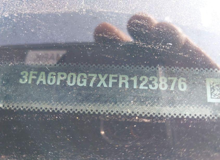 Photo 9 of 2015 Ford Fusion S (VIN 3FA6P0G7XFR123876)