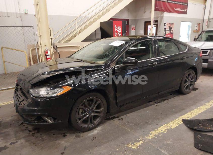 Photo 2 of 2018 Ford Fusion S (VIN 3FA6P0G7XJR136846)