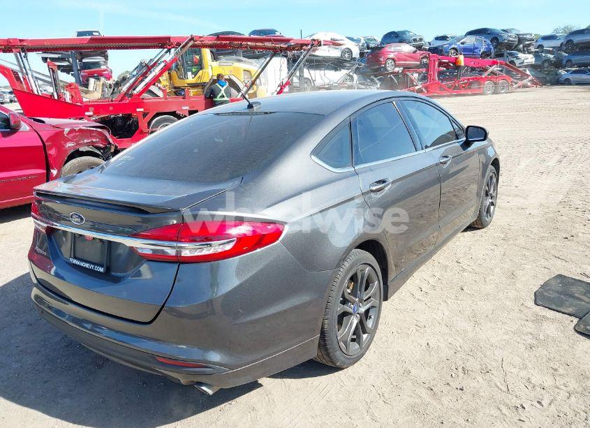 Photo 4 of 2018 Ford Fusion S (VIN 3FA6P0G7XJR165165)