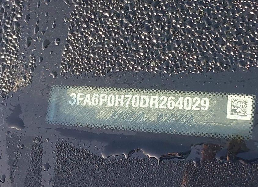 Photo 9 of 2013 Ford Fusion SE (VIN 3FA6P0H70DR264029)