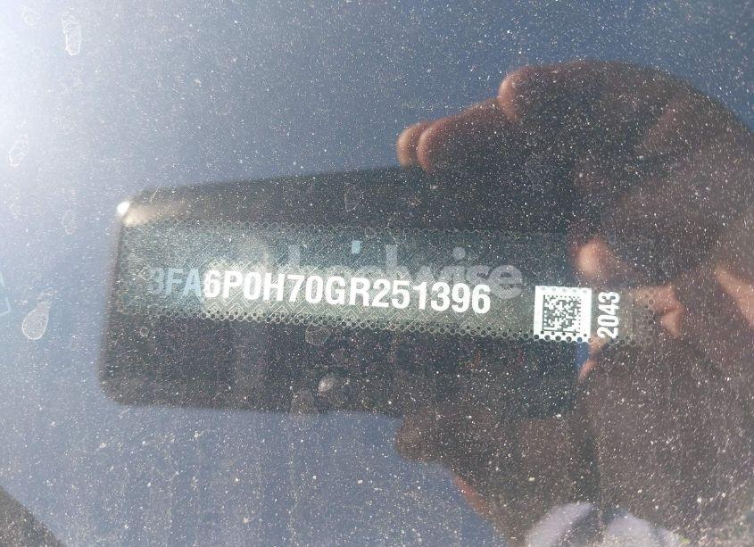 Photo 9 of 2016 Ford Fusion SE (VIN 3FA6P0H70GR251396)