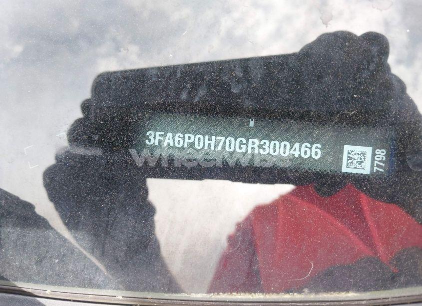 Photo 9 of 2016 Ford Fusion SE (VIN 3FA6P0H70GR300466)