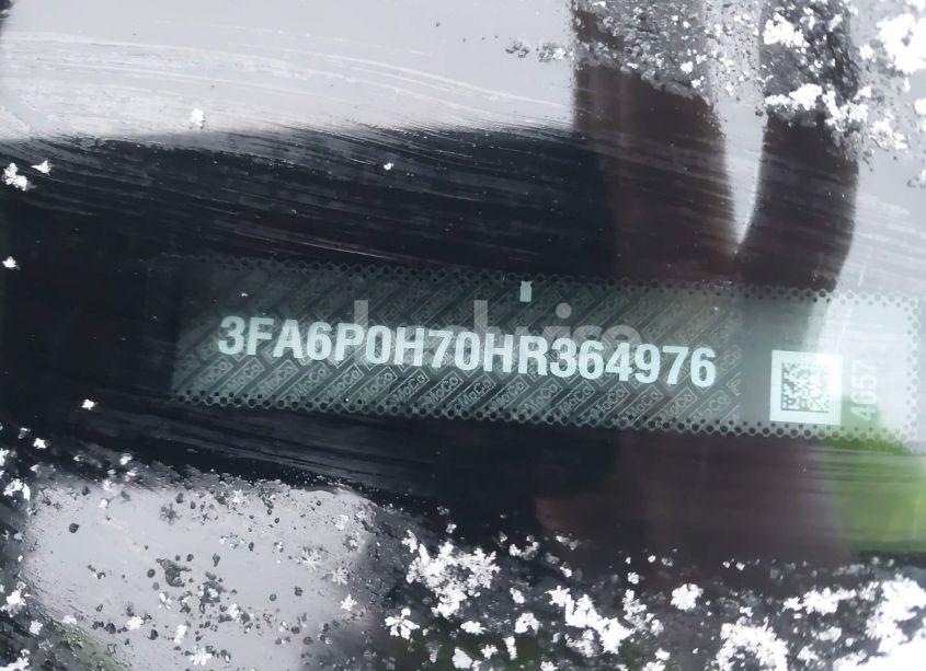 Photo 9 of 2017 Ford Fusion SE (VIN 3FA6P0H70HR364976)