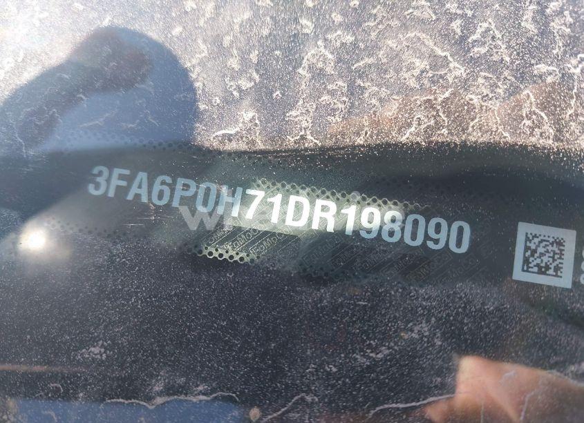 Photo 9 of 2013 Ford Fusion SE (VIN 3FA6P0H71DR198090)