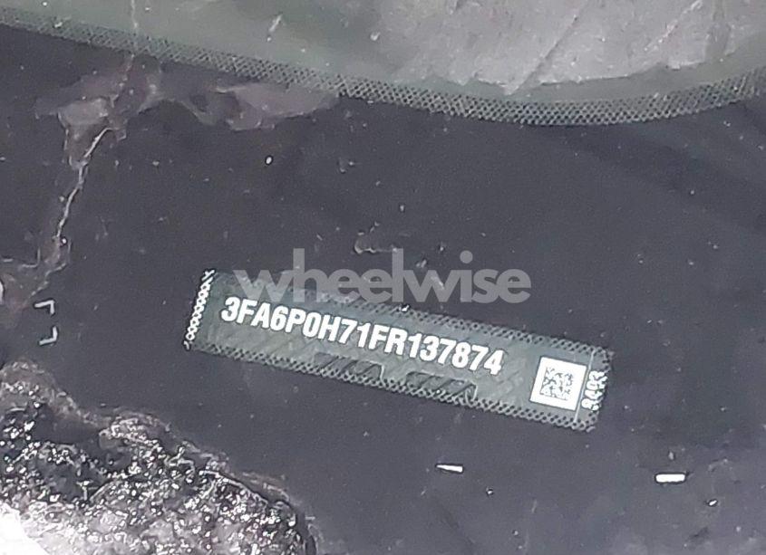 Photo 9 of 2015 Ford Fusion SE (VIN 3FA6P0H71FR137874)