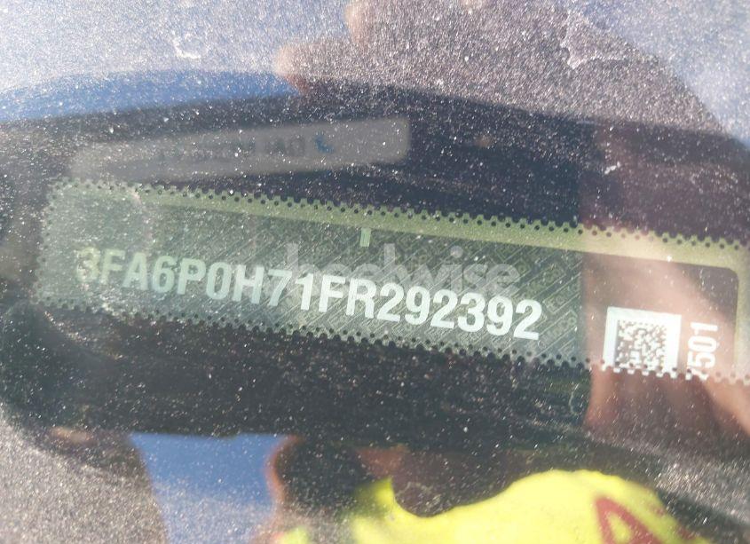 Photo 9 of 2015 Ford Fusion SE (VIN 3FA6P0H71FR292392)