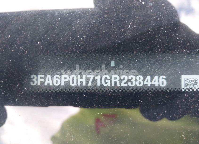 Photo 9 of 2016 Ford Fusion SE (VIN 3FA6P0H71GR238446)