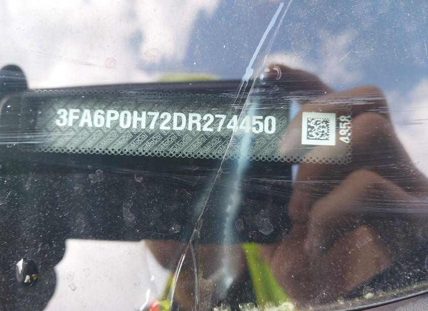 Photo 9 of 2013 Ford Fusion SE (VIN 3FA6P0H72DR274450)