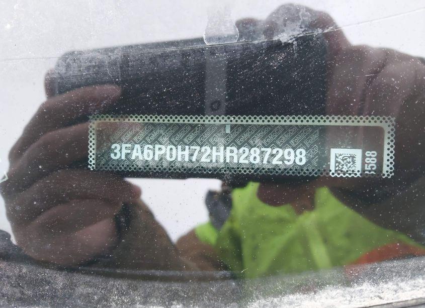 Photo 9 of 2017 Ford Fusion SE (VIN 3FA6P0H72HR287298)