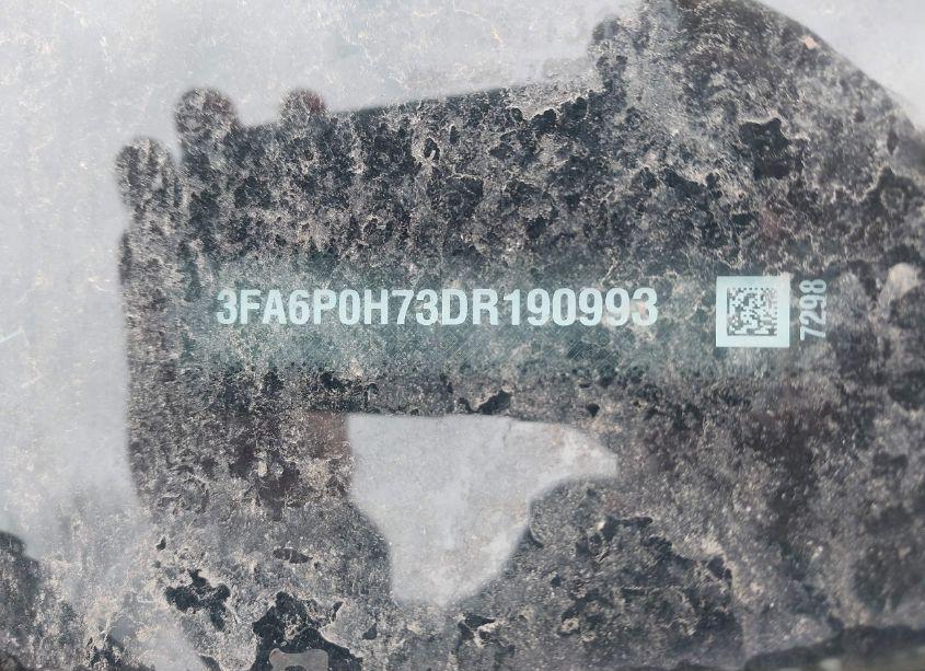 Photo 9 of 2013 Ford Fusion SE (VIN 3FA6P0H73DR190993)