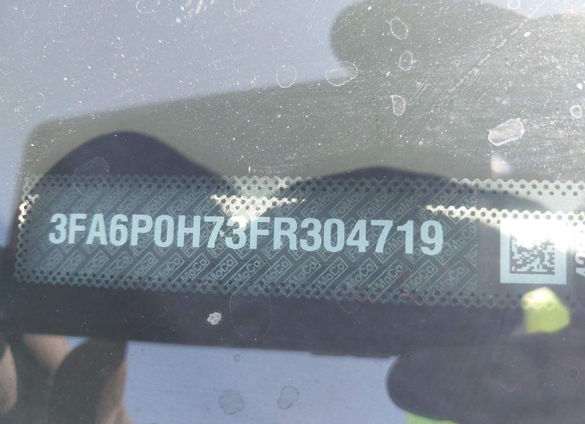 Photo 9 of 2015 Ford Fusion SE (VIN 3FA6P0H73FR304719)