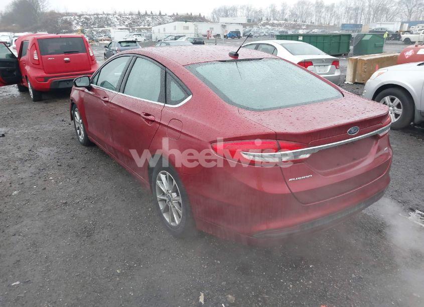 Photo 3 of 2017 Ford Fusion SE (VIN 3FA6P0H73HR153769)