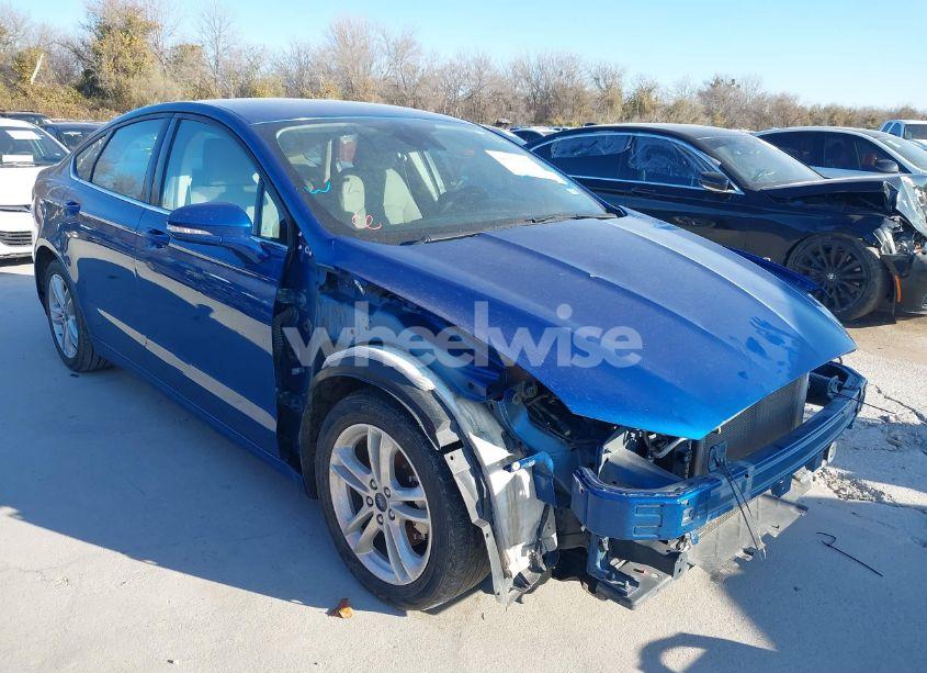 2018 Ford Fusion SE (VIN 3FA6P0H73JR117554) main photo