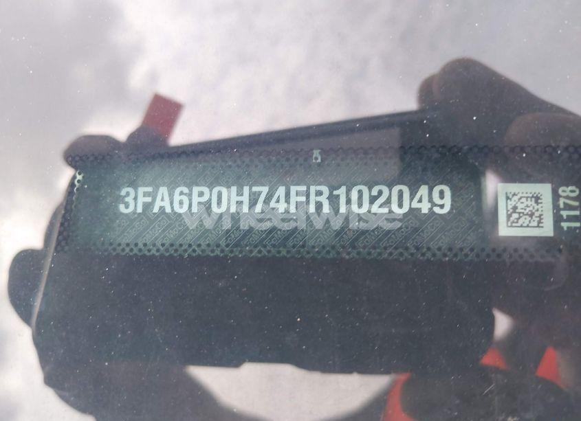 Photo 9 of 2015 Ford Fusion SE (VIN 3FA6P0H74FR102049)