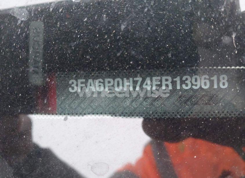 Photo 9 of 2015 Ford Fusion SE (VIN 3FA6P0H74FR139618)