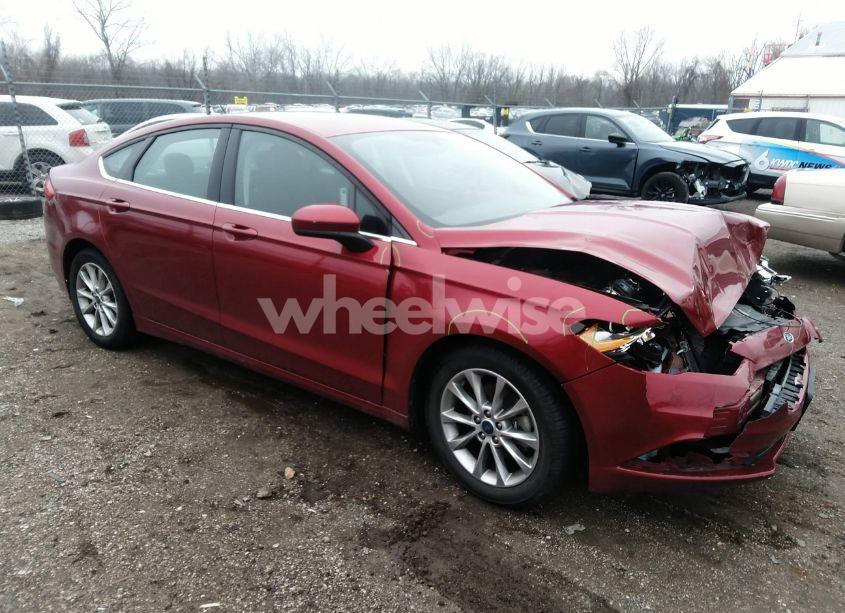 2017 Ford Fusion SE (VIN 3FA6P0H74HR221366) main photo