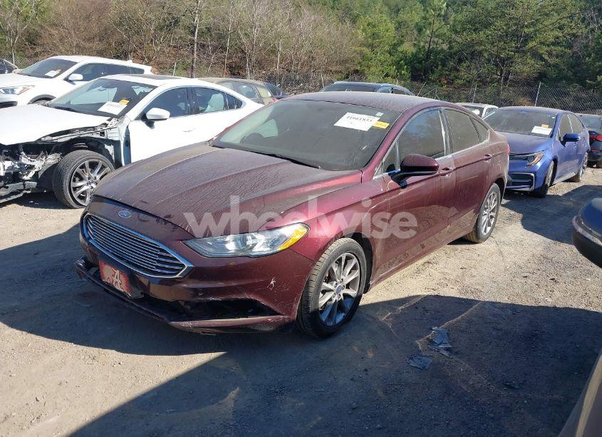 Photo 2 of 2017 Ford Fusion SE (VIN 3FA6P0H74HR391811)
