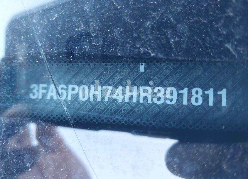 Photo 9 of 2017 Ford Fusion SE (VIN 3FA6P0H74HR391811)