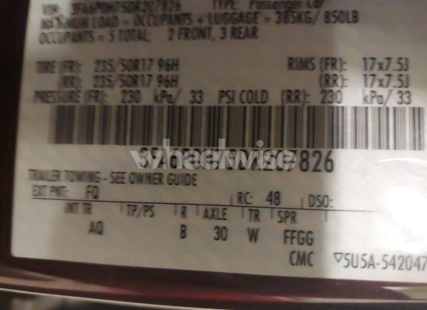 Photo 9 of 2013 Ford Fusion SE (VIN 3FA6P0H75DR207826)