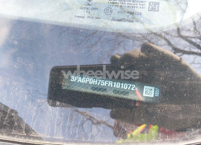 Photo 12 of 2015 Ford Fusion SE (VIN 3FA6P0H75FR101072)