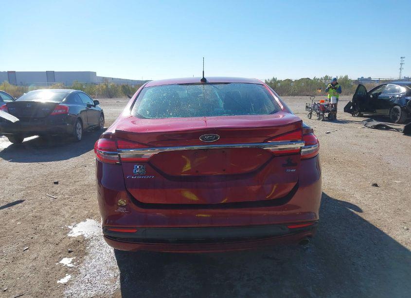 Photo 16 of 2017 Ford Fusion SE (VIN 3FA6P0H76HR159985)