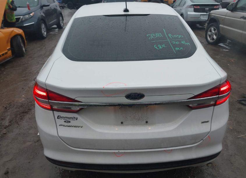 Photo 17 of 2017 Ford Fusion SE (VIN 3FA6P0H76HR220624)