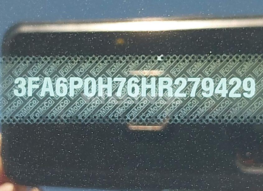 Photo 9 of 2017 Ford Fusion SE (VIN 3FA6P0H76HR279429)