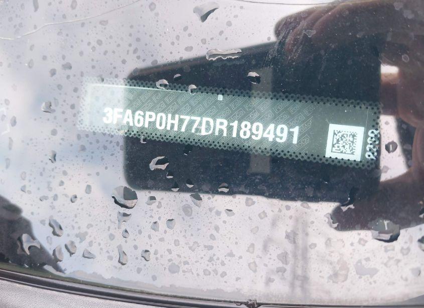 Photo 9 of 2013 Ford Fusion SE (VIN 3FA6P0H77DR189491)