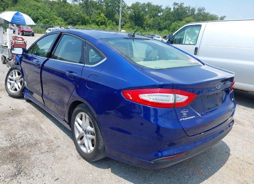 Photo 3 of 2016 Ford Fusion SE (VIN 3FA6P0H77GR170007)