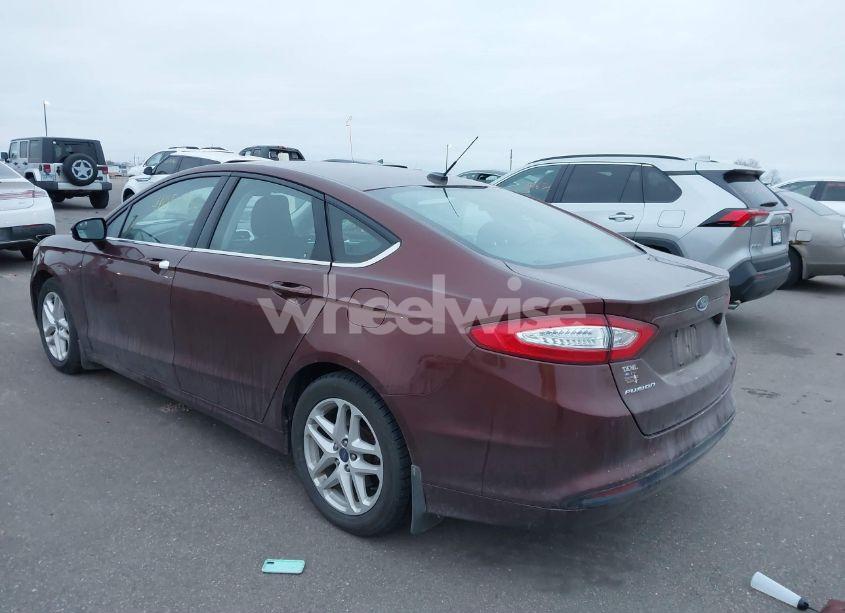Photo 3 of 2016 Ford Fusion SE (VIN 3FA6P0H77GR173005)