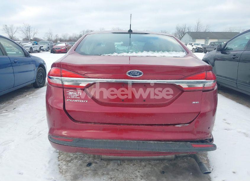 Photo 16 of 2017 Ford Fusion SE (VIN 3FA6P0H77HR109371)