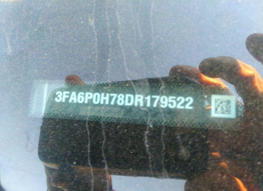 Photo 9 of 2013 Ford Fusion SE (VIN 3FA6P0H78DR179522)