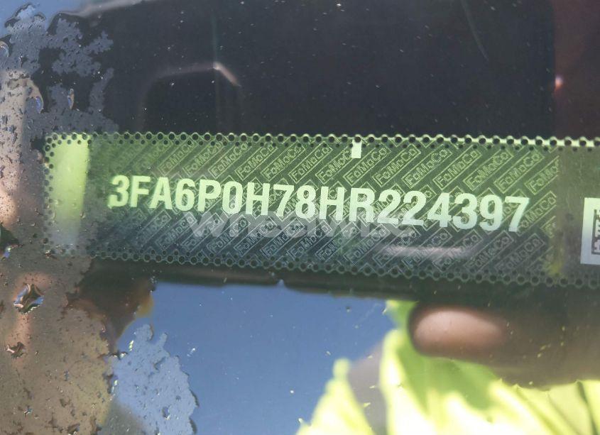 Photo 9 of 2017 Ford Fusion SE (VIN 3FA6P0H78HR224397)