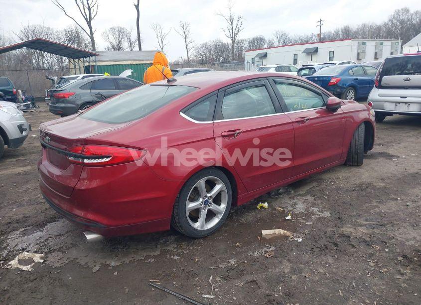 Photo 4 of 2017 Ford Fusion SE (VIN 3FA6P0H78HR390175)