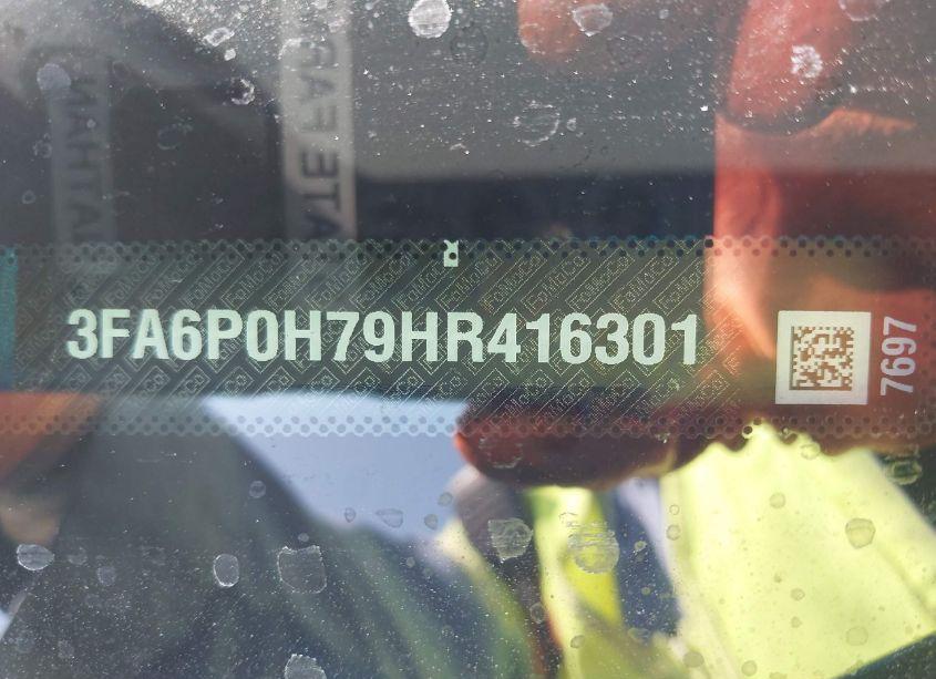 Photo 20 of 2017 Ford Fusion SE (VIN 3FA6P0H79HR416301)