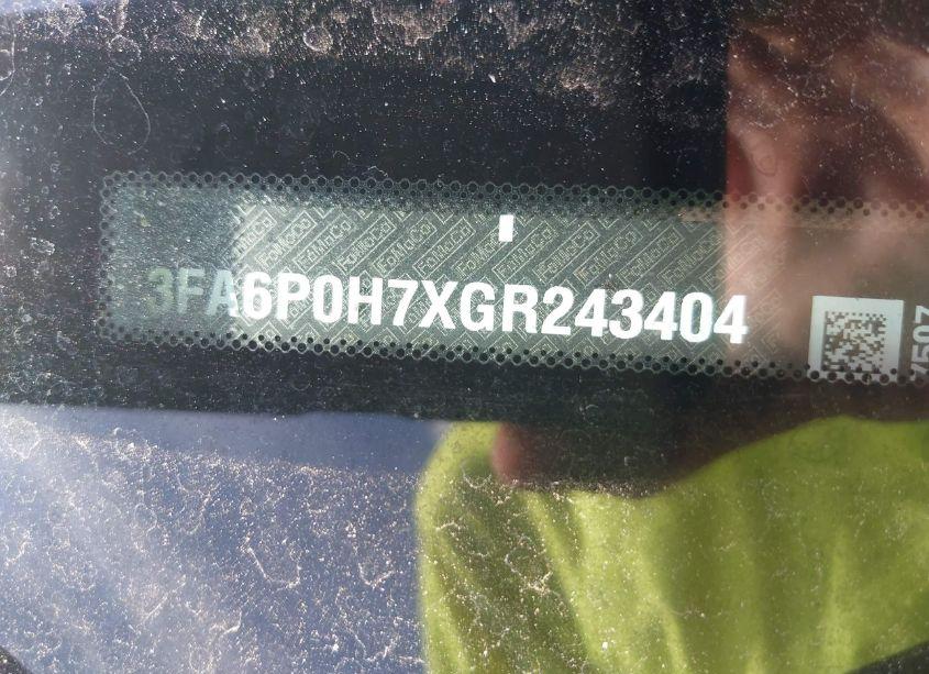 Photo 9 of 2016 Ford Fusion SE (VIN 3FA6P0H7XGR243404)