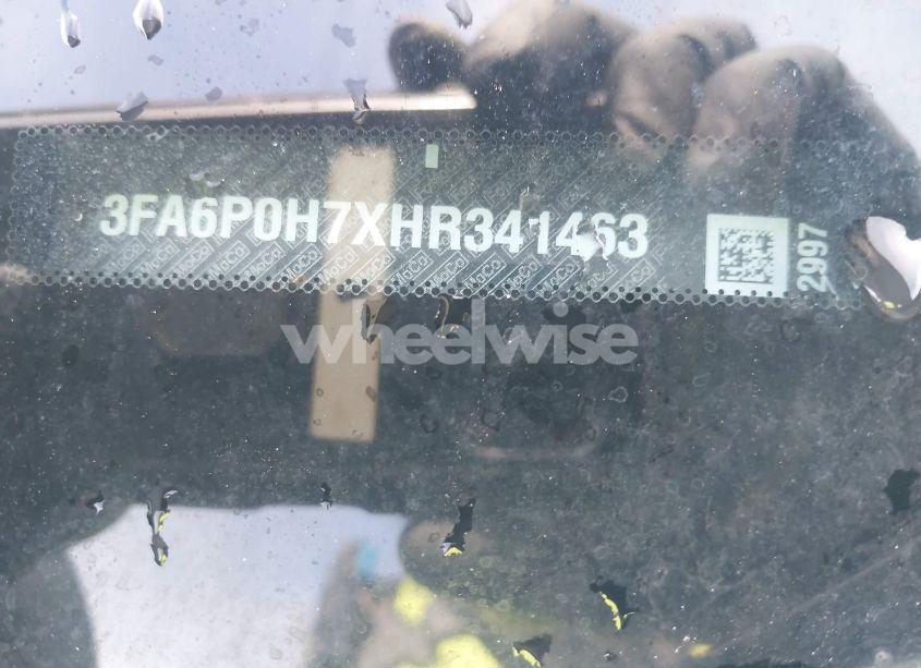 Photo 9 of 2017 Ford Fusion SE (VIN 3FA6P0H7XHR341463)