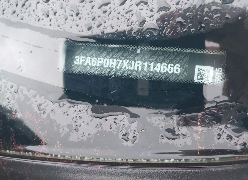 Photo 9 of 2018 Ford Fusion SE (VIN 3FA6P0H7XJR114666)