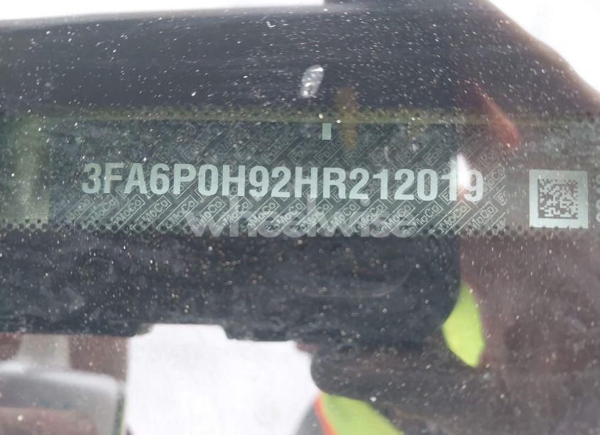 Photo 20 of 2017 Ford Fusion SE (VIN 3FA6P0H92HR212019)