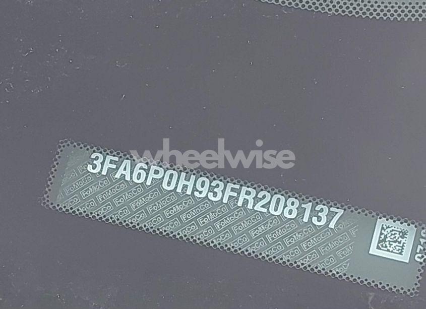 Photo 9 of 2015 Ford Fusion SE (VIN 3FA6P0H93FR208137)