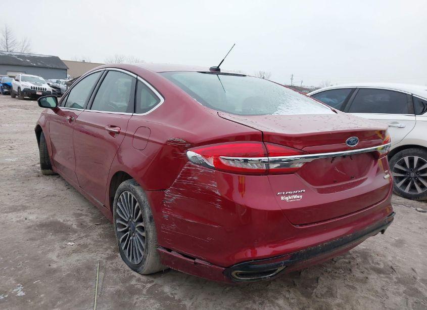 Photo 3 of 2017 Ford Fusion SE (VIN 3FA6P0H93HR203328)