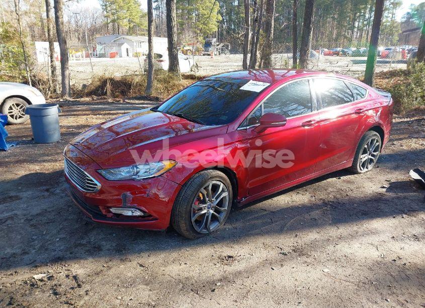 Photo 2 of 2017 Ford Fusion SE (VIN 3FA6P0H94HR174521)