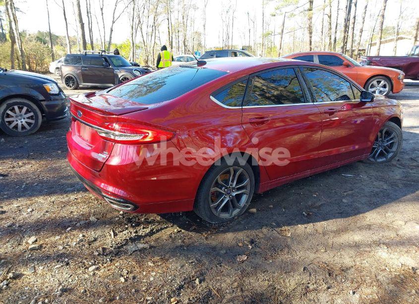 Photo 4 of 2017 Ford Fusion SE (VIN 3FA6P0H94HR174521)