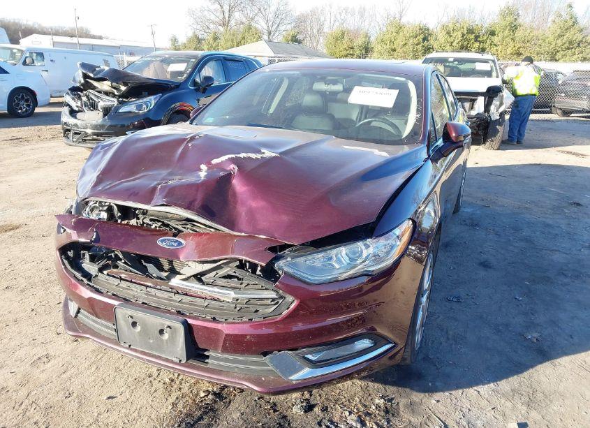 Photo 2 of 2017 Ford Fusion SE (VIN 3FA6P0H94HR212880)