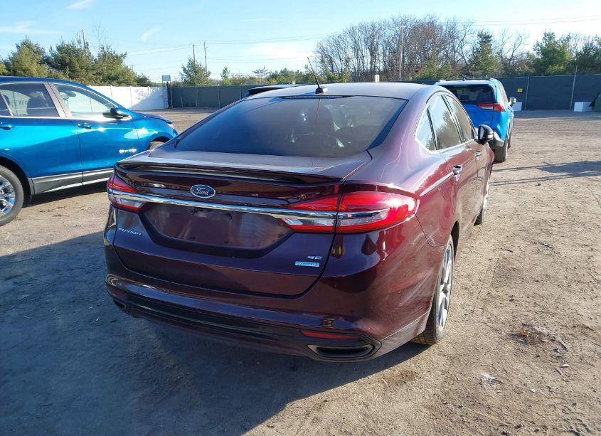 Photo 4 of 2017 Ford Fusion SE (VIN 3FA6P0H94HR212880)