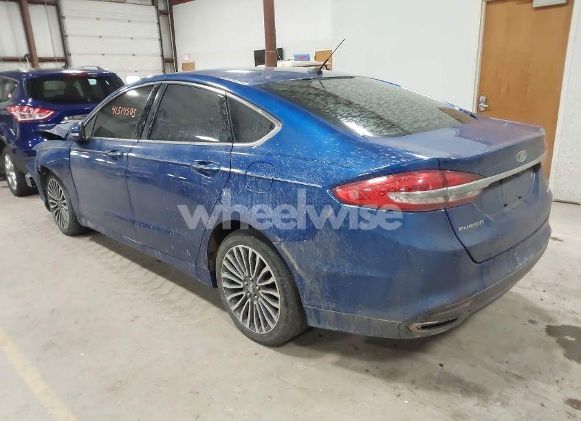 Photo 3 of 2017 Ford Fusion SE (VIN 3FA6P0H98HR282852)