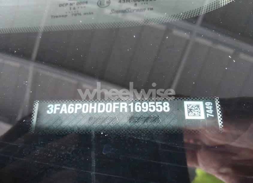 Photo 9 of 2015 Ford Fusion SE (VIN 3FA6P0HD0FR169558)