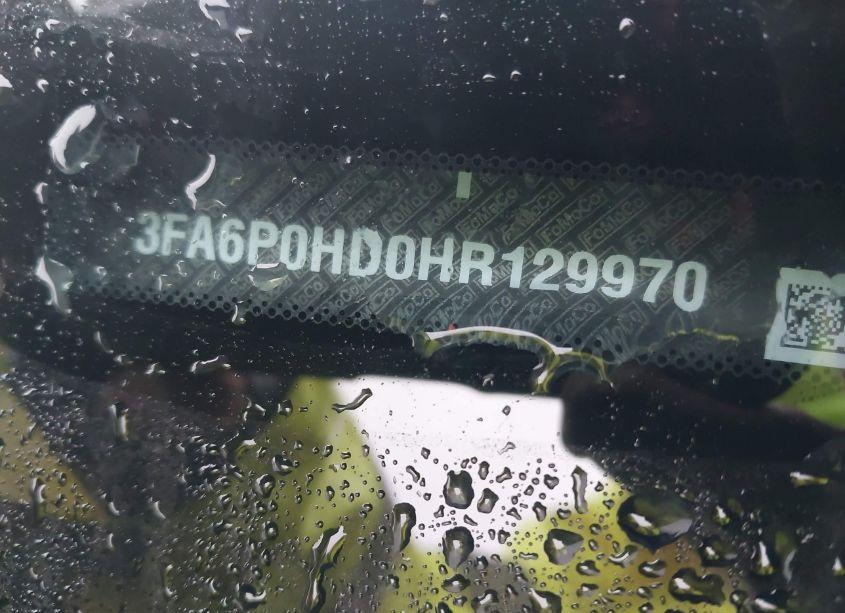 Photo 9 of 2017 Ford Fusion SE (VIN 3FA6P0HD0HR129970)